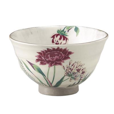 日本AITO濑户烧陶瓷饭碗汤碗面碗 【抚松庵系列】百子莲