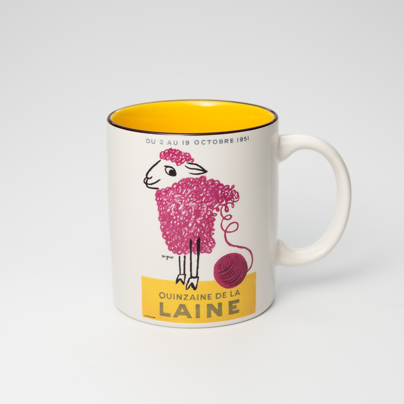 日本AITO美浓烧陶瓷美羊羊马克杯 savignac系列